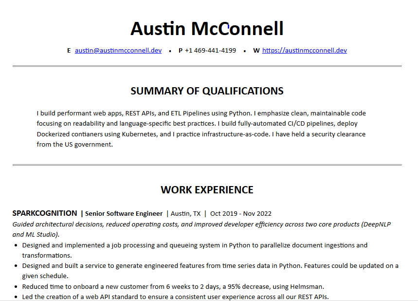 ai resume, kaamresume, resumes