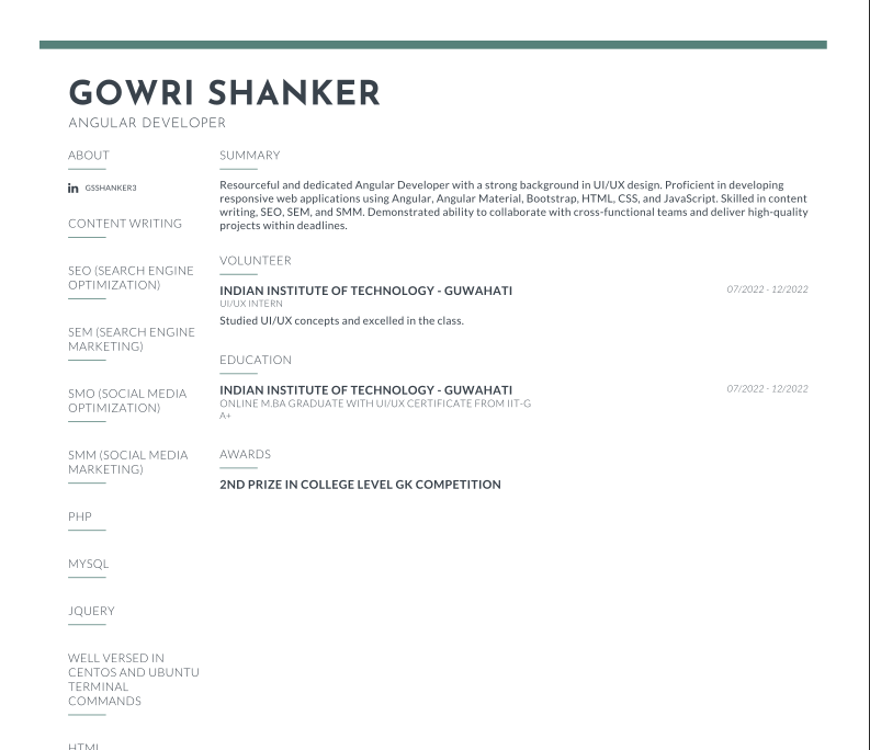 ai resume, kaamresume, resumes