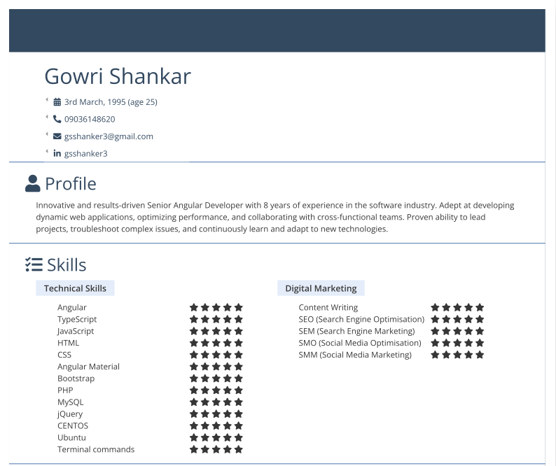 ai resume, kaamresume, resumes